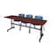 Kobe Rectangle FlipTop Table, 84" W, 29" H, Laminate Top, Cherry MKFT8424CH47BE - alternate 1